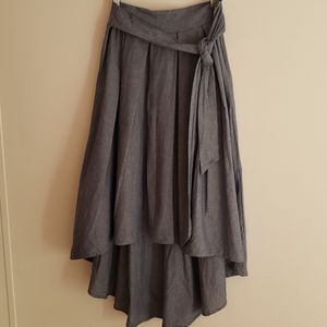 NWT  Hi- Low Adorable Chambray Skirt